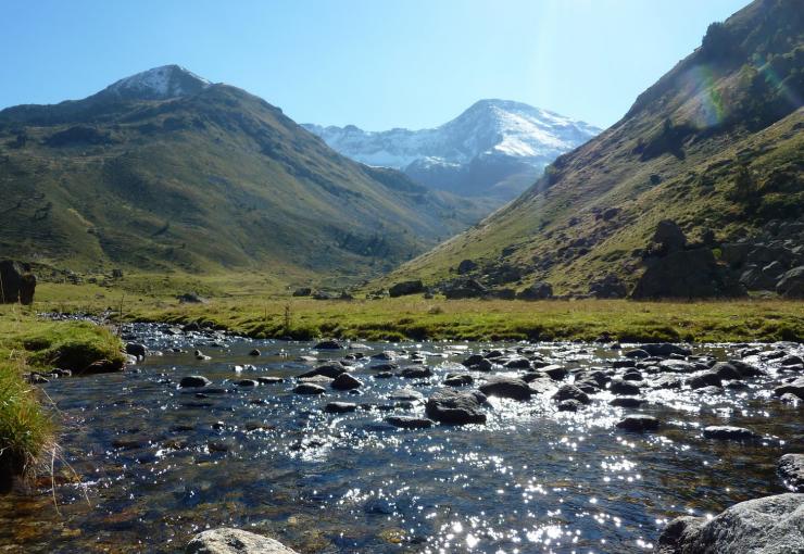 view of a river in ariège