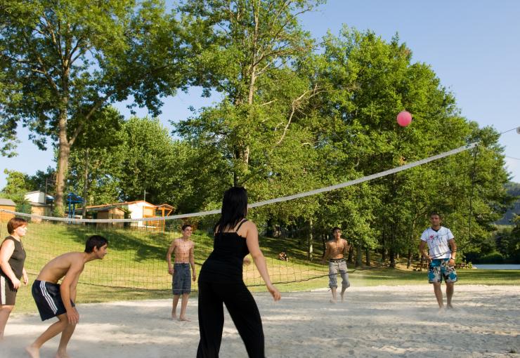 beach volley au camping du lac