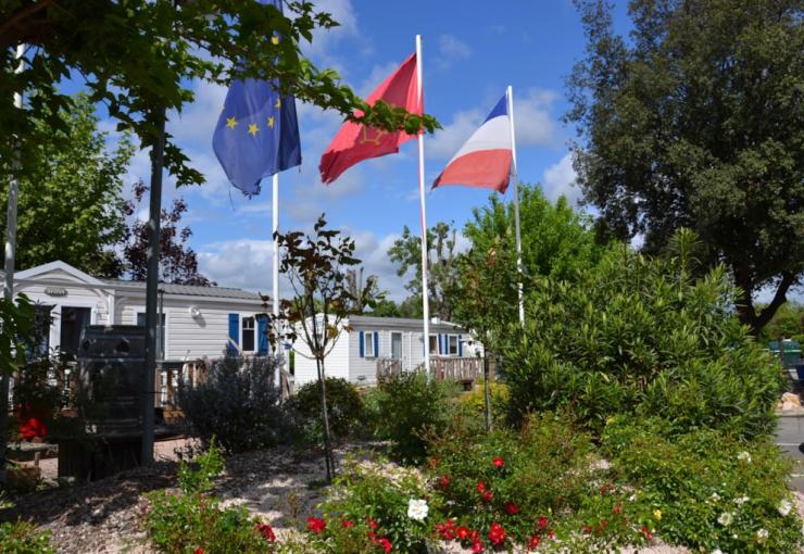 Vue camping le Rupé à Toulouse