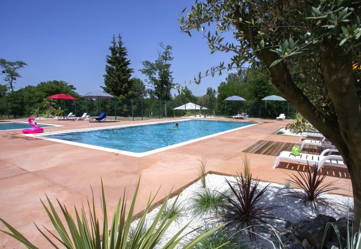 piscine du camping la bastide à Mazères