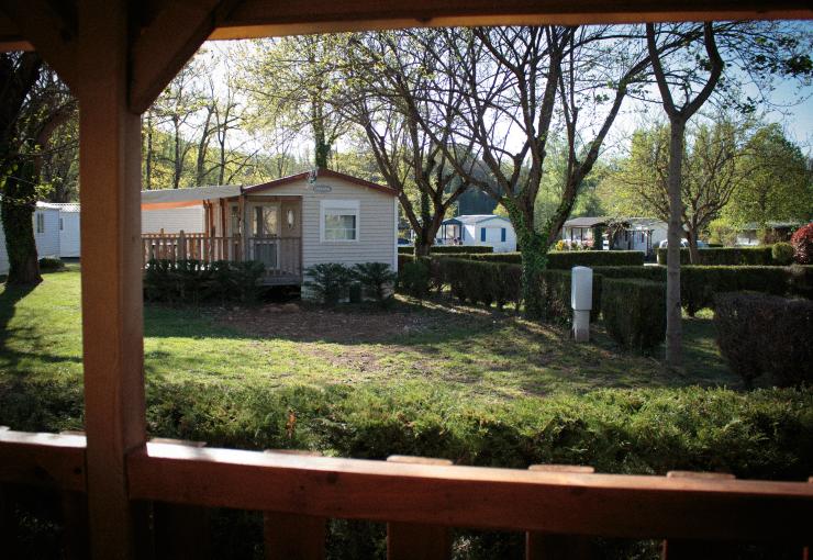 vue des mobilhomes 3 chambres