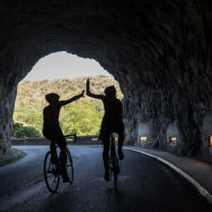 cycle à la grotte de Maz d'azil