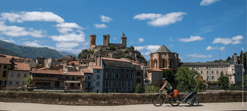 Visiter Foix en vélo