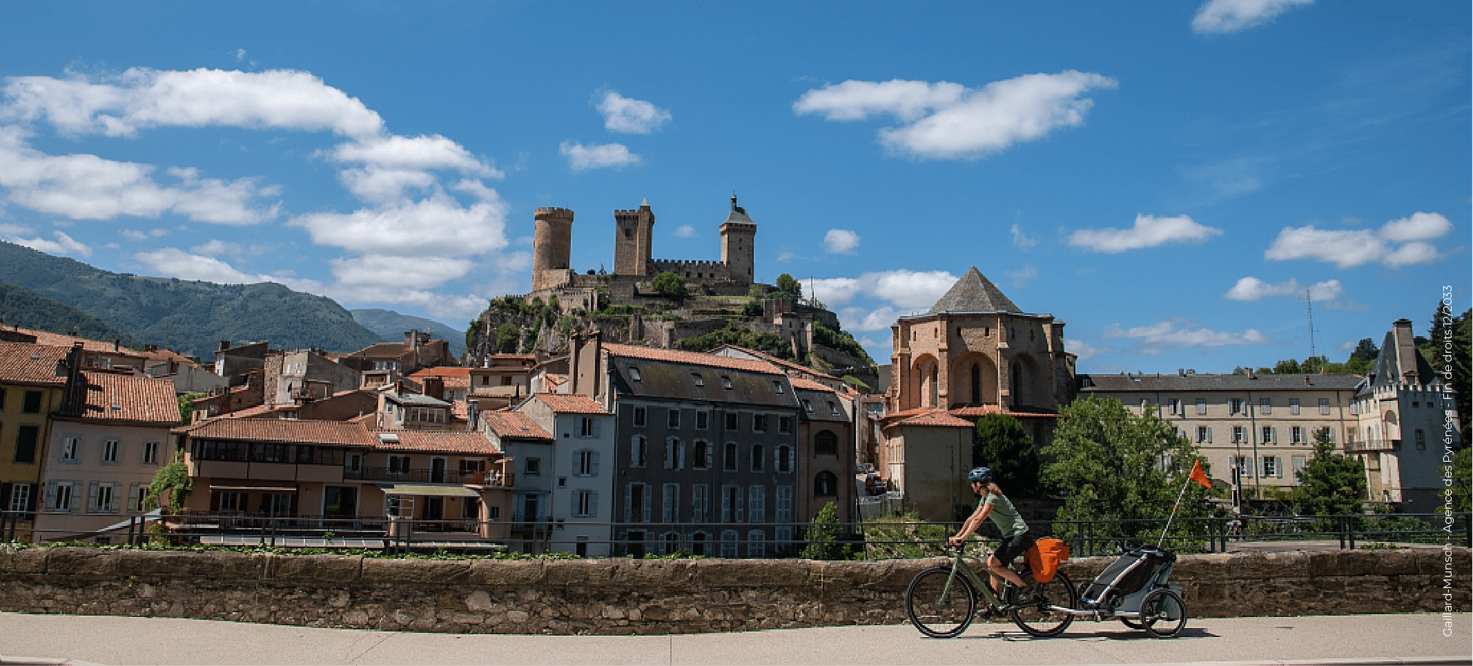 Visiter Foix en vélo