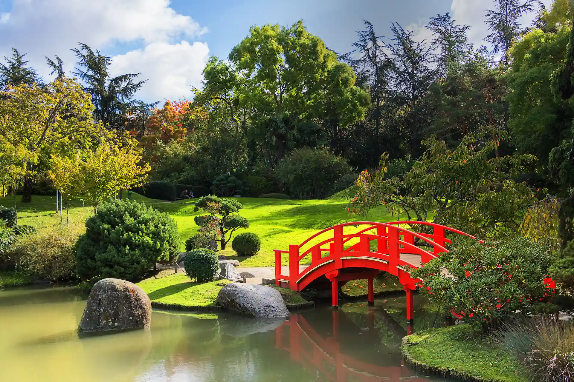 Visitez les jardins Japonais près du camping à Toulouse.
