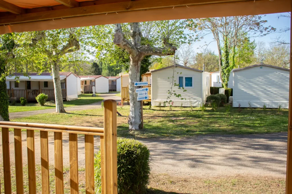 Location d'un mobil-home à Foix en Ariège.
