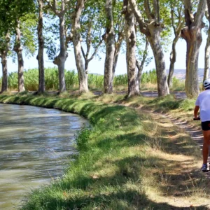 Balade à vélo près de camping Le Rupé à Toulouse.