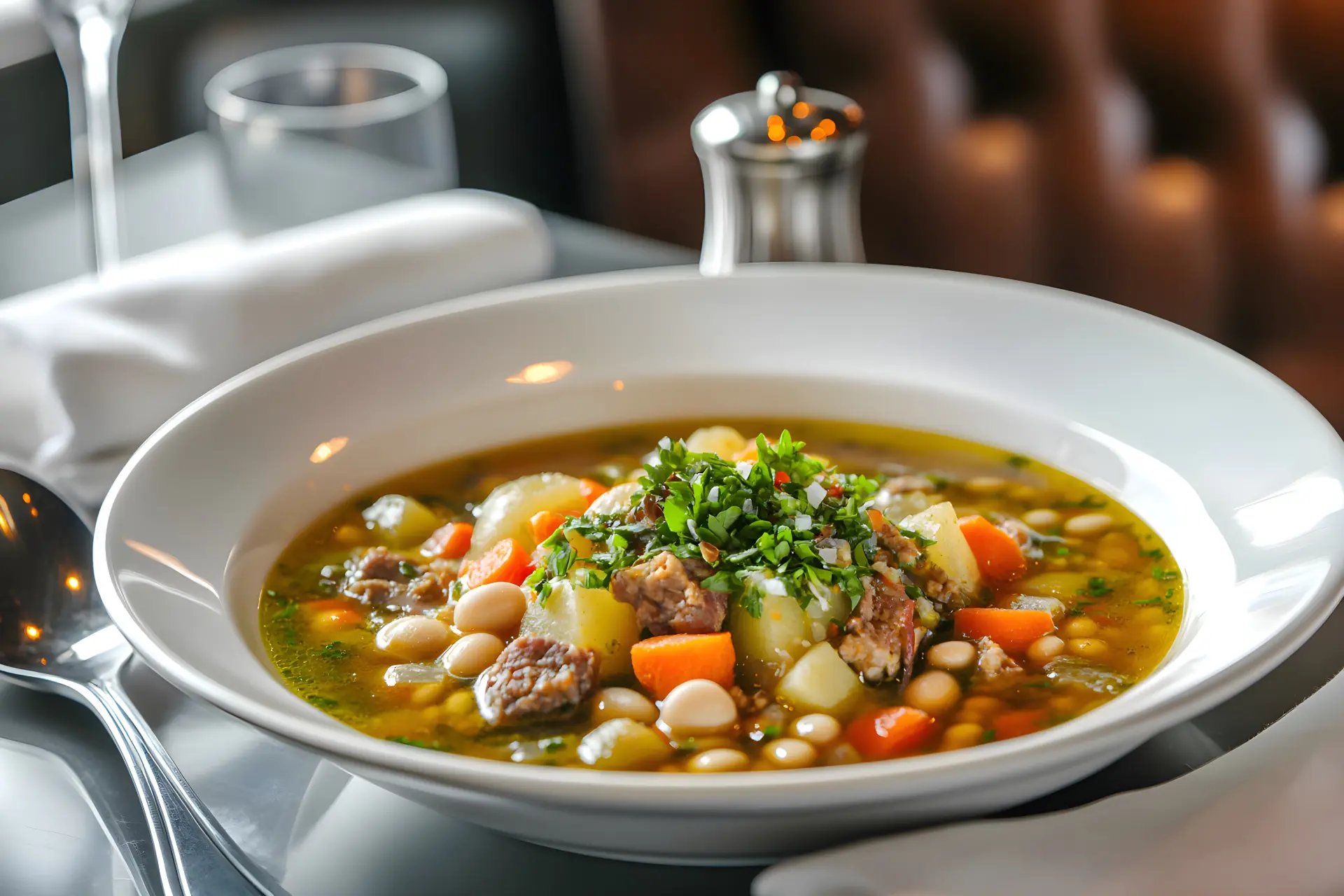 laissez-vous tenter par une garbure ou par l'azinat dans les restaurants de Foix